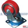 CASTOR SWIVEL 100MM PU ON ALLOY 200KG