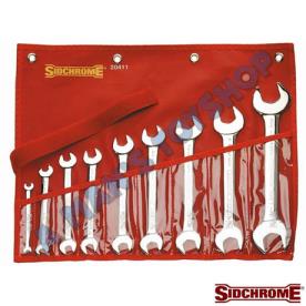 SPANNER SET AF 9 PIECE RING/OPEN END