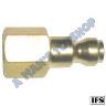 RYCO BRASS AIR ADAPTOR1/4 FEMALE THREAD