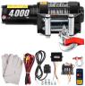 WINCH 12 VOLT 4000LBS 13 MET STEEL CABLE