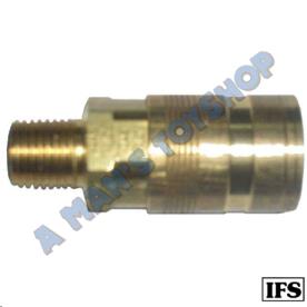 RYCO AIR COUPLING 1/4 BSP MALE THREAD