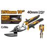 TIN SNIPS STRAIGHT CUT HEAVY DUTY 250MM