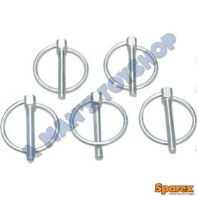 LYNCH PIN 5/16" ROUND 5 PIECE PACK