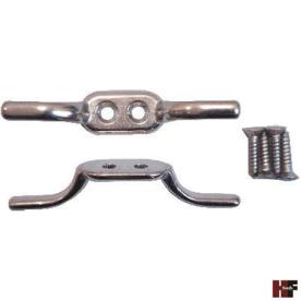 CLEAT HOOK STAINLESS STEEL 85MM 2PCE