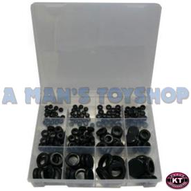ASSORTMENT GROMMETS OPEN & CLOSED 170 PC
