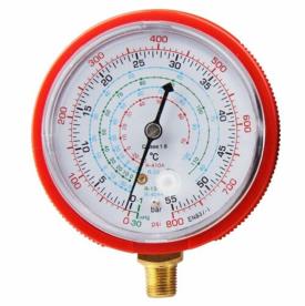 AIR CON REPLACEMENT RED GAUGE 68MM FACE