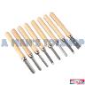 WOOD LATHE TOOL SET 8 PIECE 300MM LONG