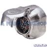 TRAILER SOCKET 5 PIN LARGE ROUND METAL