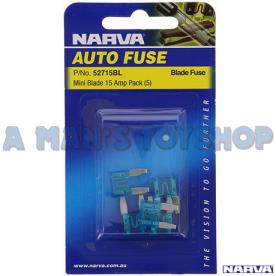 FUSE MINI PACK 5 PIECS 15 AMP