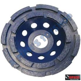 GRINDING WHEEL CONCRETE DOUBLE ROW 100MM