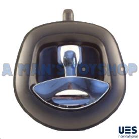 WHALE TAIL TOOLBOX LOCK  CHROME/BLACK