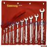 SPANNER SET AF 10PCE RING/OPEN 1/4-15/16