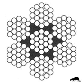 WIRE ROPE 4MM 20 METRES SOLID CORE