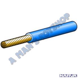 CABLE ROLL 4MM SINGLE 4M BLUE