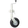JOCKEY WHEEL 250MM SOLID TYRE STEEL RIM