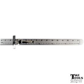 POCKET CLIP STEEL RULE 150MM X 6" LONG