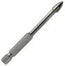 GLASS DRILL BIT 5 X 75MM,4 CUTTING EDGES