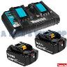 DUAL PORT 18V CHARGER & 2X 5AH BATTERIES