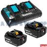 DUAL PORT 18V CHARGER & 2X 5AH BATTERIES