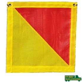 RED YELLOW FLAG WARNING 450 X 450MM