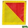 RED YELLOW FLAG WARNING 450 X 450MM
