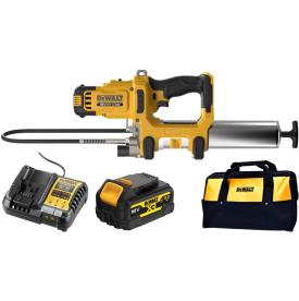 DEWALT CORDLESS 18V GREASE GUN 5 AH KIT