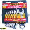 RATCHET REVERSABLE RING OPEN SET 8-19MM