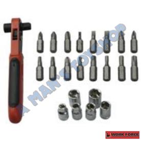 RATCHET SOCKET MINI&SCREWDRIVER SET