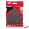 TRIANGLE SANDPAPER 80 GRIT 6 PIECE 89MM