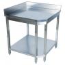 CORNER STAINLESS WORKBENCH 600X600X910H