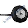 FLAIL MOWER WHEEL & BRACKET 400MM TYRE