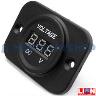 VOLT  METER DC 12/24 VOLT  LED 35MM