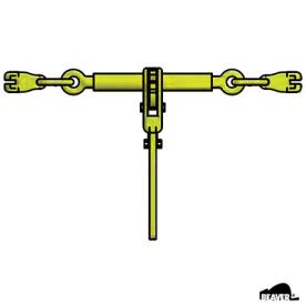 RATCHET LOAD BINDER 10MM CLAW HOOK