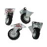 CASTORS 40MM X 4 - 2 SWIVEL, 2 FIXED BLK