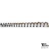 SOCKET 3/8DR 17PCE METRIC 12 POINT RAIL