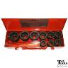 SOCKET SET 9 PIECE 1"DR IMPACTSTD METRIC