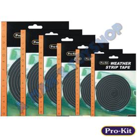 WEATHER STRIP TAPE 12MM X 2M X 6MM THICK