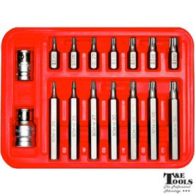 TORX PLUS SPLINE 5 POINT SET 3/8DR16 PC
