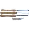 WOOD LATHE STARTER 4 PIECE CHISEL SET