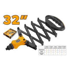 RIVETER HEAVY DUTY FOLDING HAND 32"