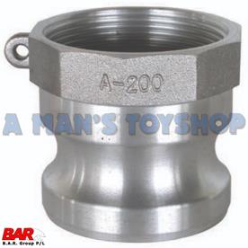 CAMLOCK 1-1/2 "MALE COUPX FEM BSP THREAD