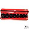 IMPACT SOCKET SET 3/8DR METRIC 8PCE SHOR