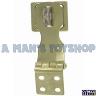 HASP & STAPLE STAINLESS STEEL 92MM LONG