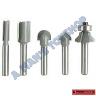 TUNGSTEN TIPPED ROUTER BIT SET 5 PIECE