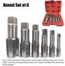 TAP SET TAPER  NPT 1/8" TO 1"" 6  PIECE