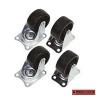CASTOR SET 50MM 2 FIXED 2 SWIVEL 4 PIECE