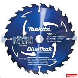 CIRCULAR SAW BLADE 185mm MAKITA BLUEMAK