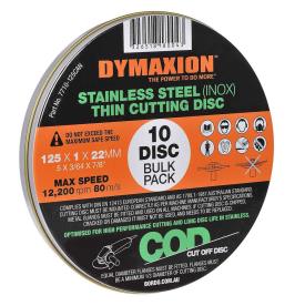 125MM S/S INOX THIN CUTTING DISC 10 PACK