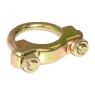 EXHAUST CLAMPS ZINC PLATED 70MM/2 3/4"