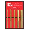 BRASS PIN PUNCH SET 145MM 5 PIECES